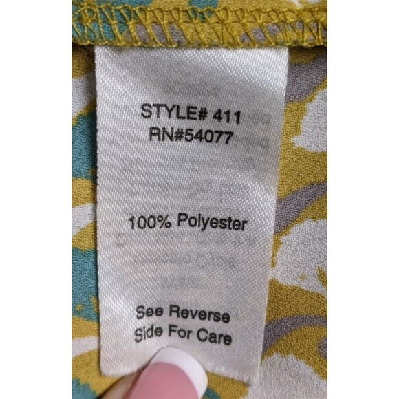 Women's Cabi # 411 Seahorse Tank Adjustable Strap Pleated Front Flowy Tank Top M - Picture 9 of 10